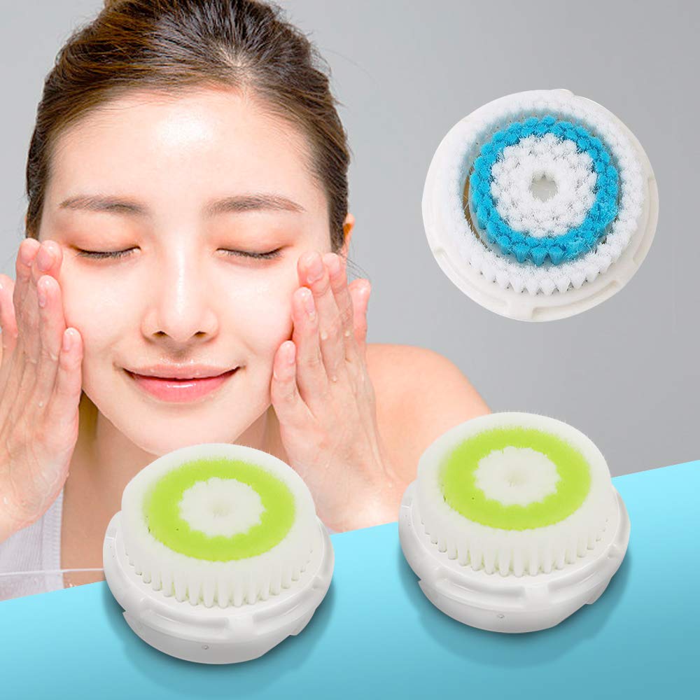 EFLY black sensitive brush head detail demonstrating gentle bristles for delicate skin care
