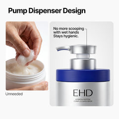 EHD pump dispenser close-up demonstrating hygienic controlled dispensing benefit