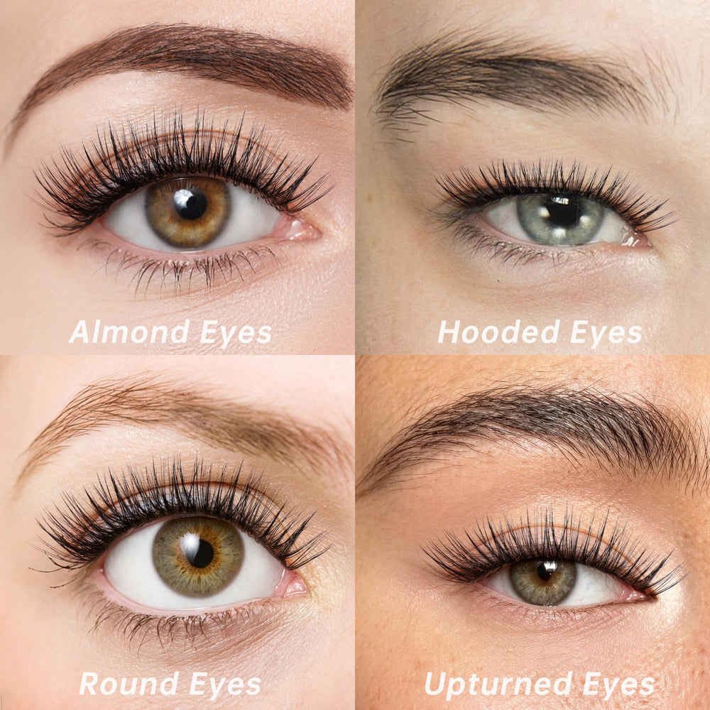 EHSZM BEAUTY before and after eye comparison, shows natural enhancement