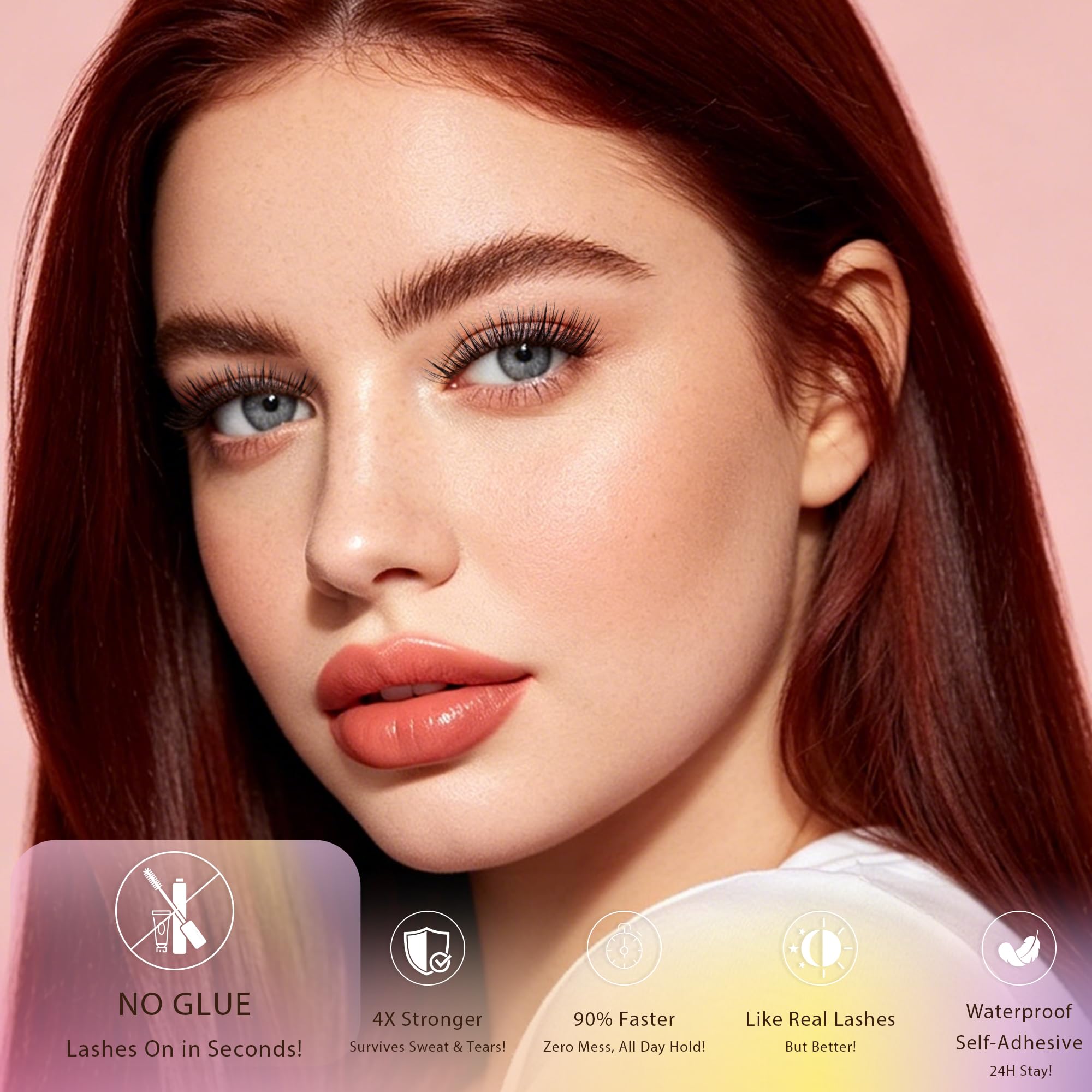 EHSZM BEAUTY applied on model outer corner, subtle lift and elongation