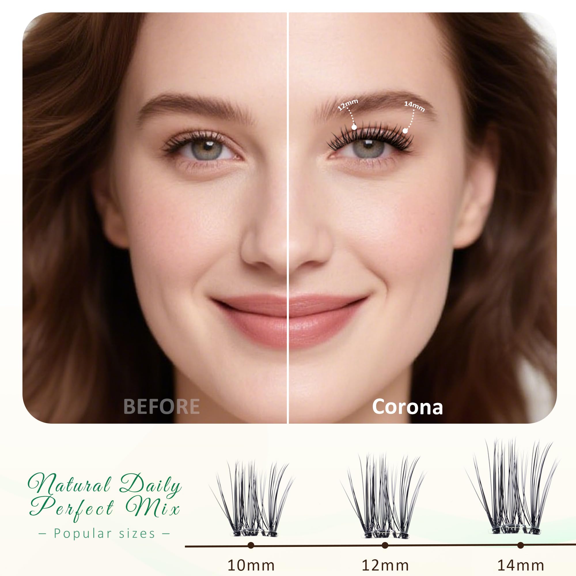 EHSZM BEAUTY precision applicator placing a cluster for fast accurate application