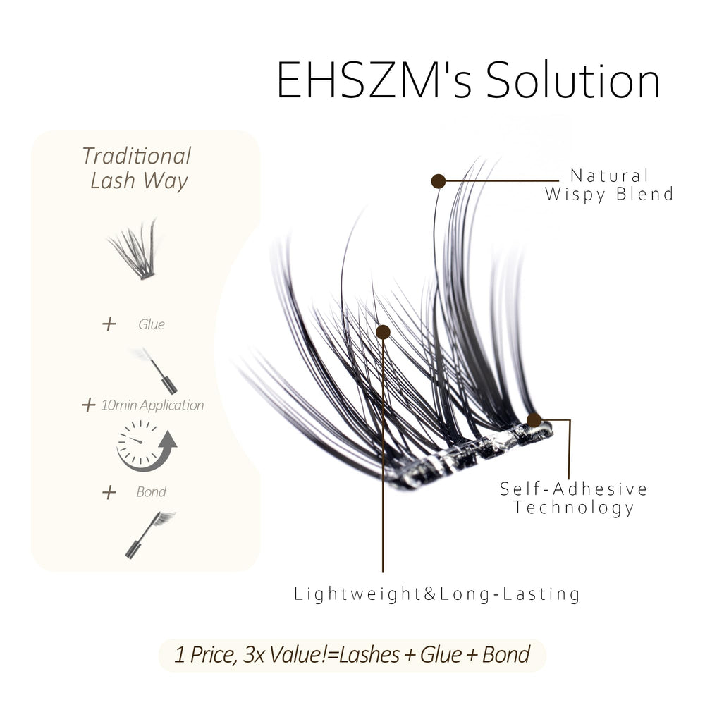 EHSZM BEAUTY hand holding case for scale showing pocket-friendly convenience