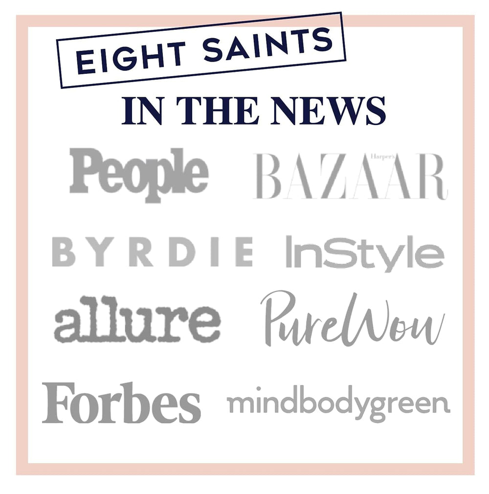 Eight Saints batch stamp and Made in Maine mark showing local production and quality assurance