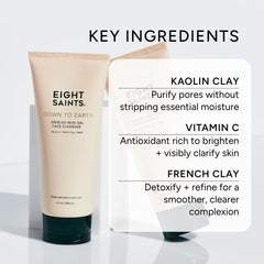 Eight Saints ingredient selection with vitamin C and soothing ylang ylang