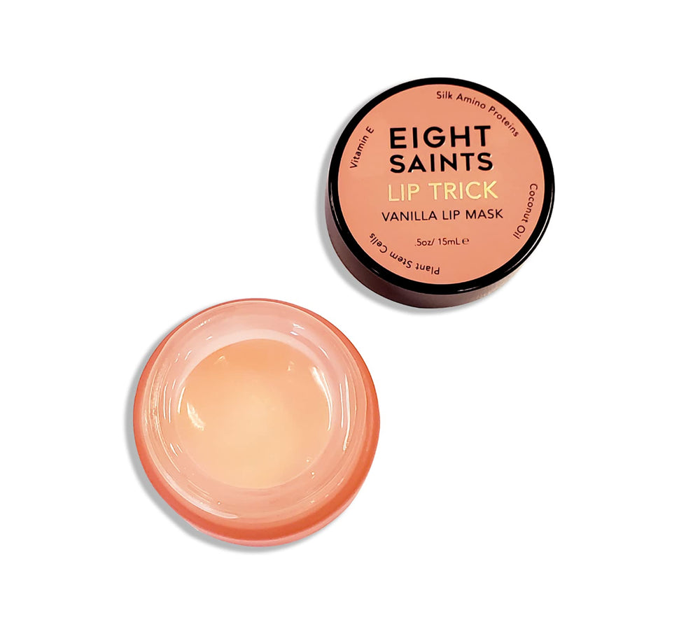 Eight Saints front packaging showing product and vanilla scent benefit