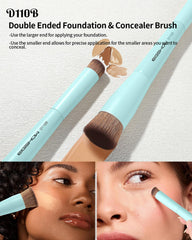 EIGSHOW dual-ended brush close-up showing two functional heads for versatility