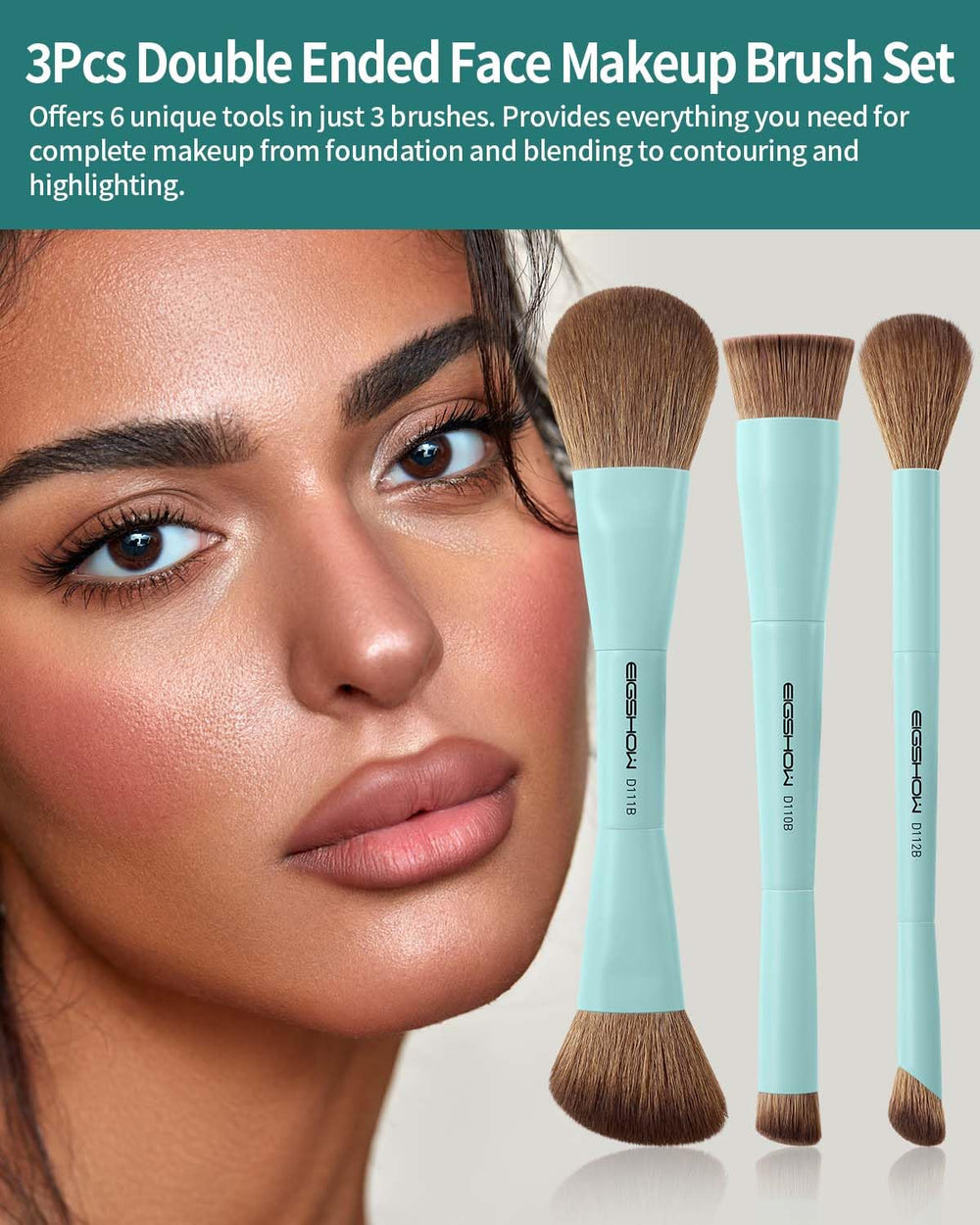 EIGSHOW using foundation and concealer side for even, streak-free finish