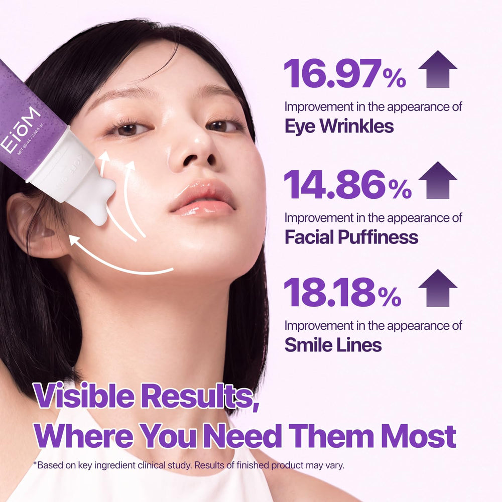 EIOM jawline and neck massage using tool to support firmer-looking contours