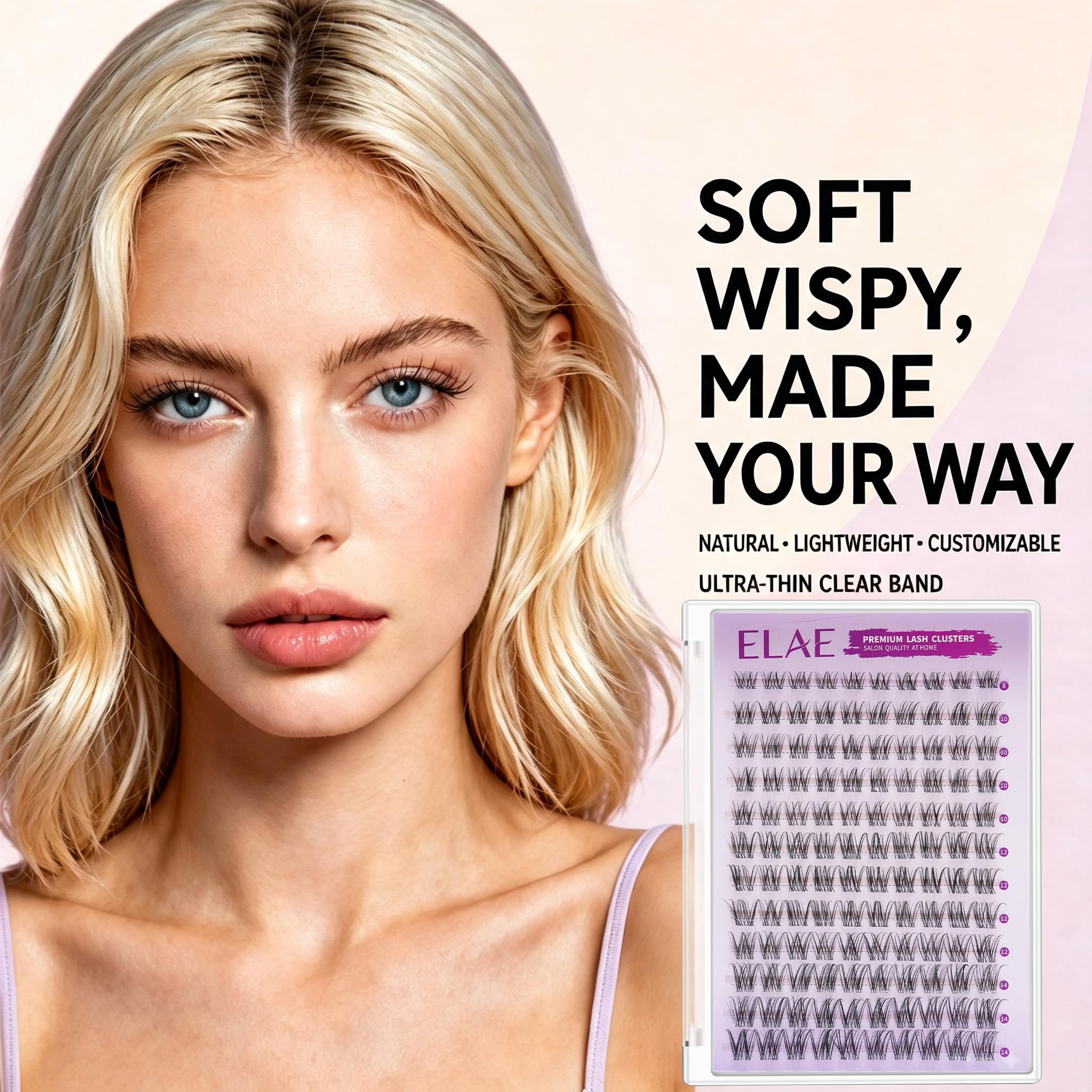 ELAE clusters applied on eye model for subtle lift and definition