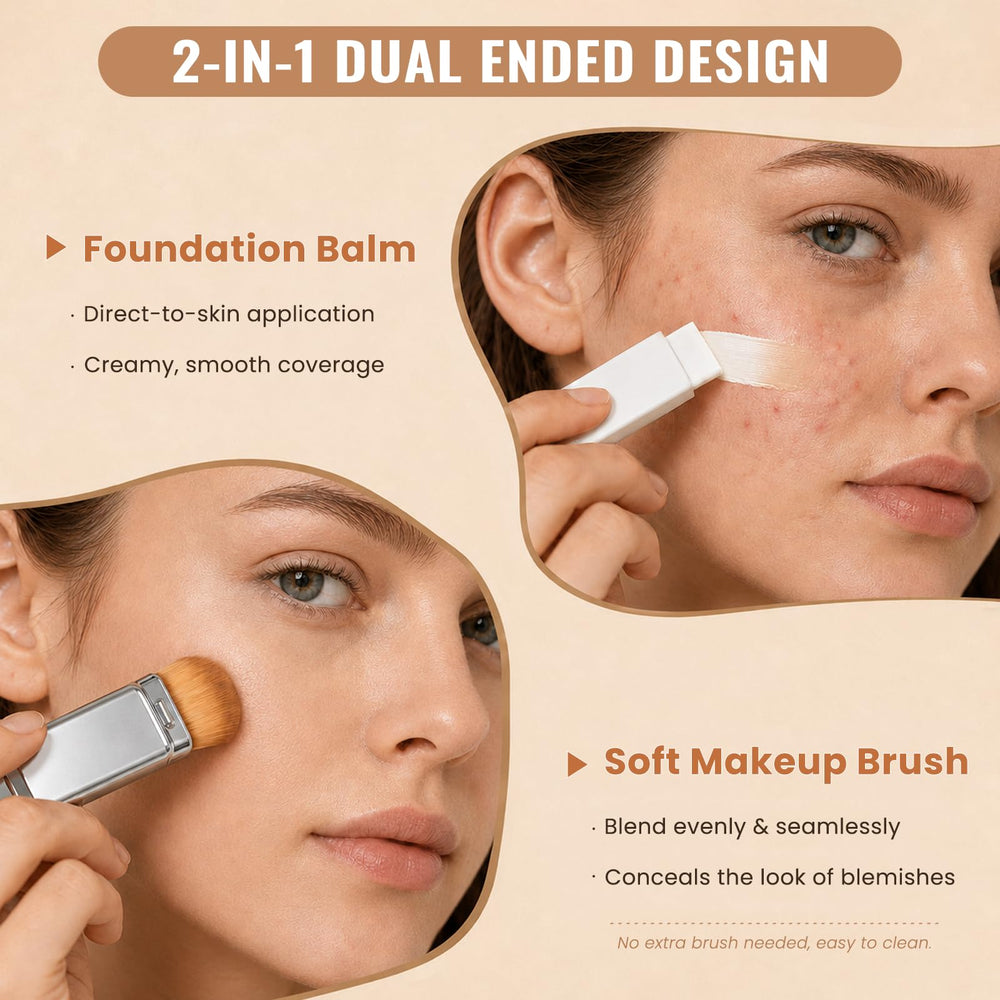 ELANQSKIN close-up of white balm texture revealing smooth, blendable formula for even coverage
