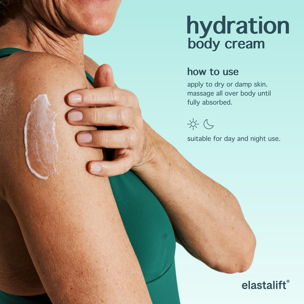 Elastalift body application on arm demonstrating smoother skin appearance