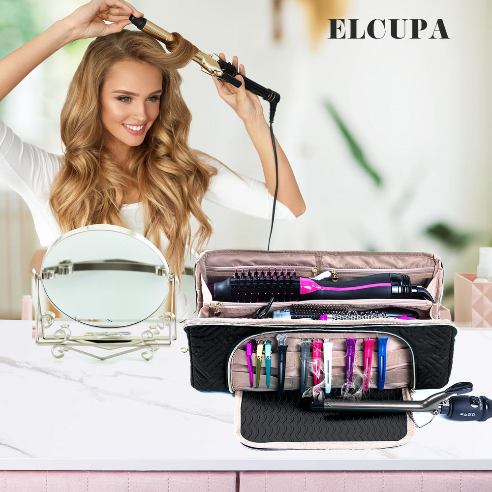 ELCUPA in hotel bathroom staged for styling to demonstrate portability and convenience