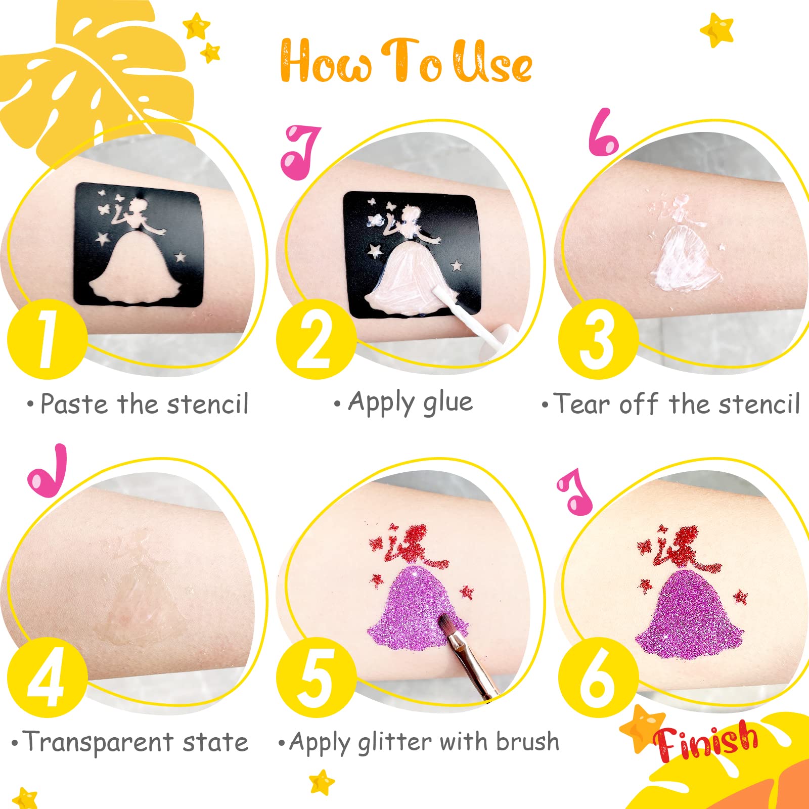 Eleanore's Diary child applying tattoo demonstrating easy at-home use
