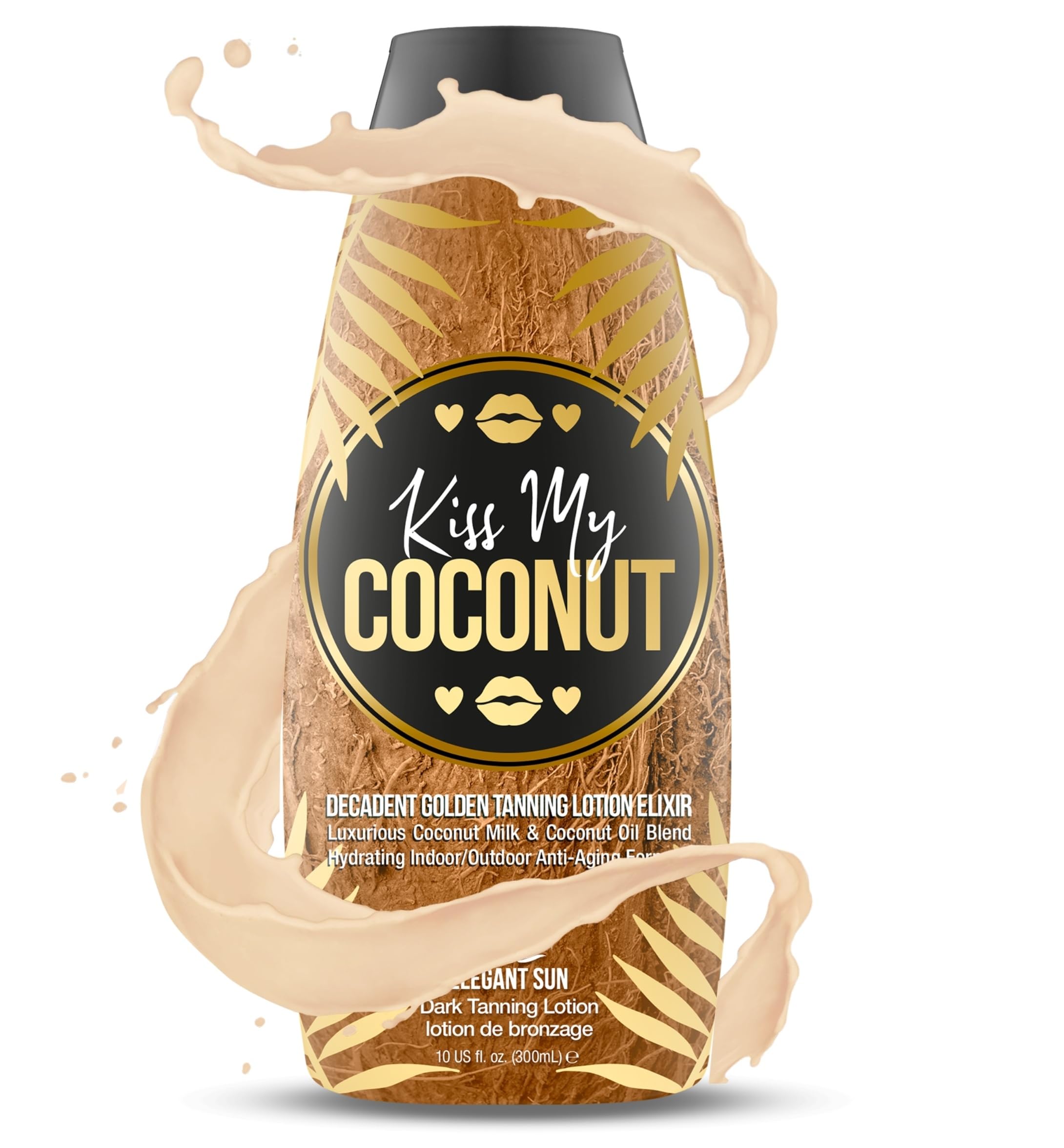 Elegant Sun lotion texture pouring to show hydrating smooth consistency