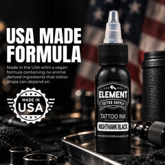 Element Tattoo Supply cap close-up for controlled dispensing and precision