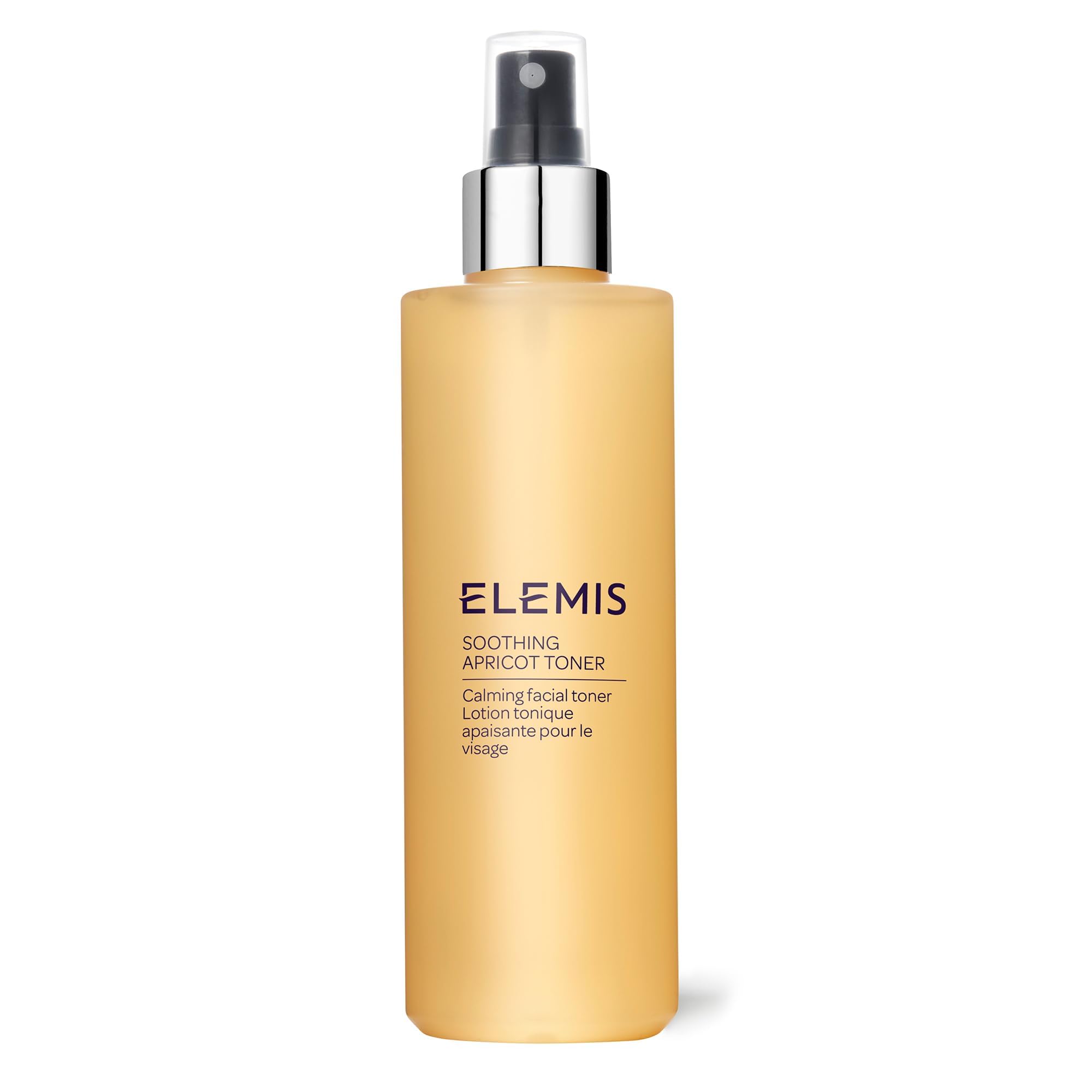 ELEMIS front bottle showing calming apricot toner for gentle hydration