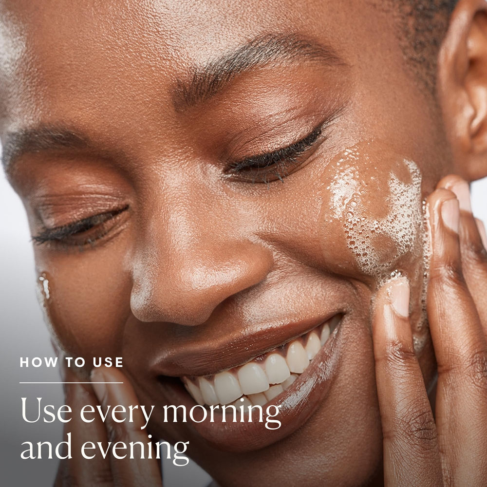 ELEMIS label detail showing ingredients list and usage guidance