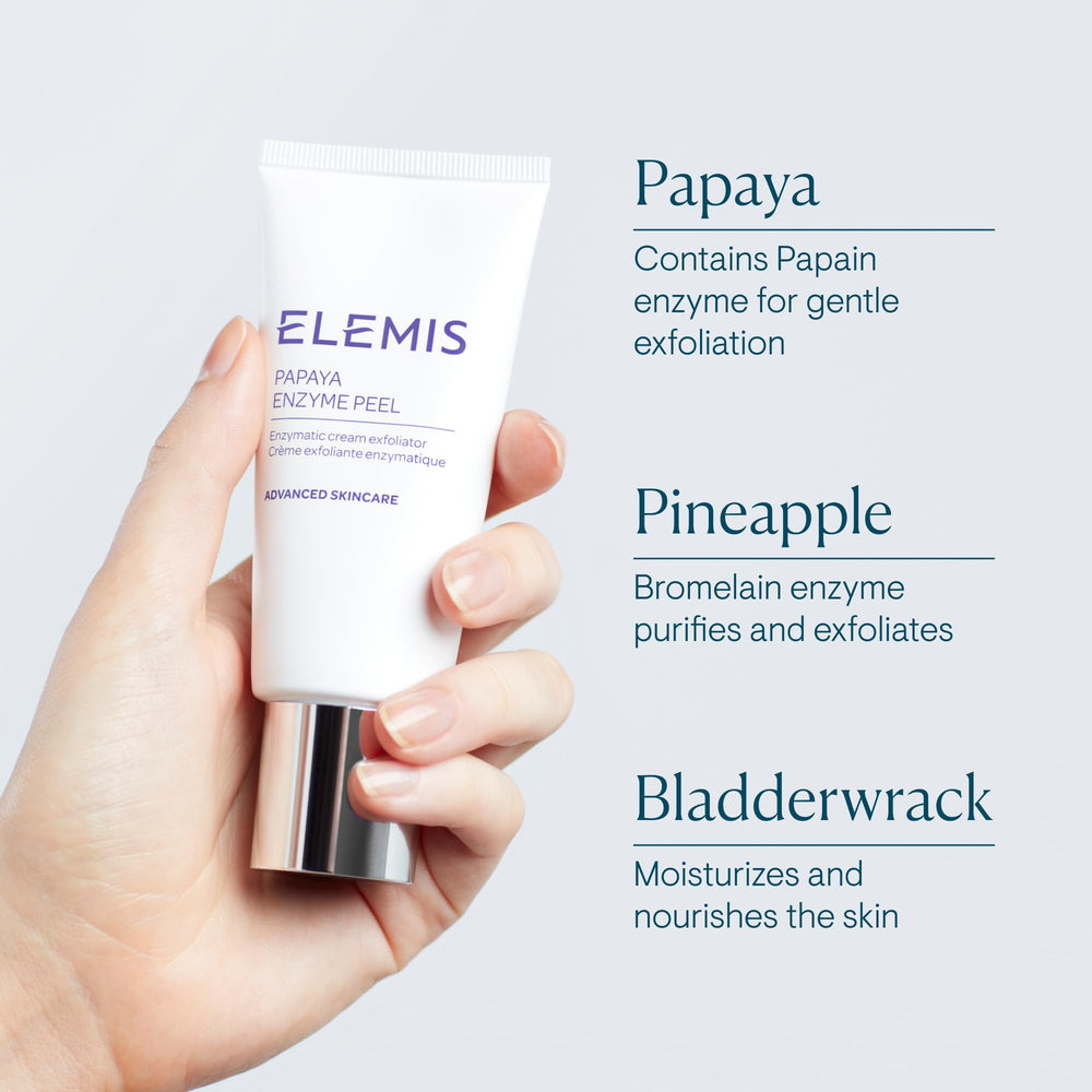 ELEMIS after rinsing showing smooth glowing skin benefit