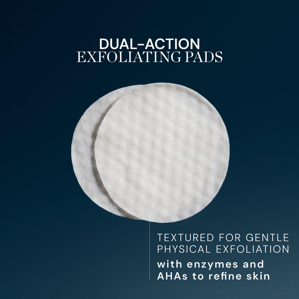 ELEMIS textured pad close-up showing gentle physical exfoliation benefit