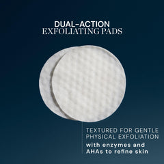 ELEMIS textured pad close-up showing gentle physical exfoliation benefit