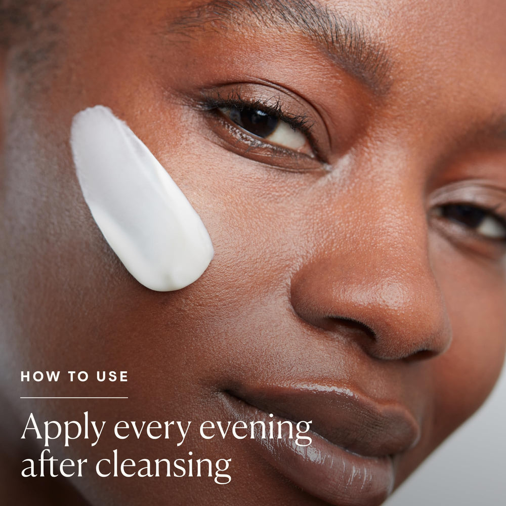 ELEMIS cream being smoothed onto skin showing absorption and soothing benefit