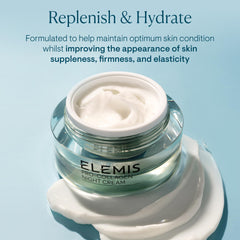 ELEMIS jar on bath counter suggesting a nightly ritual and restorative benefit