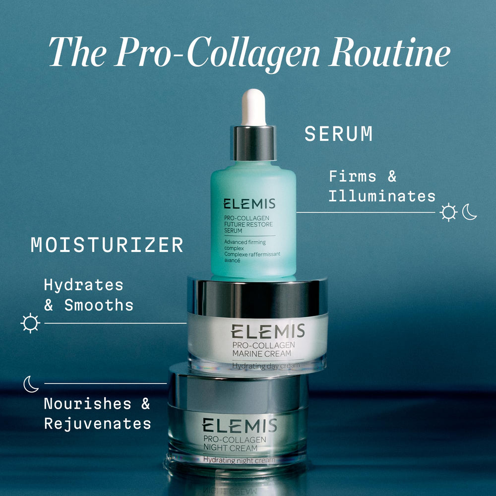ELEMIS jar on bedside table evoking evening routine and regenerated-skin benefit