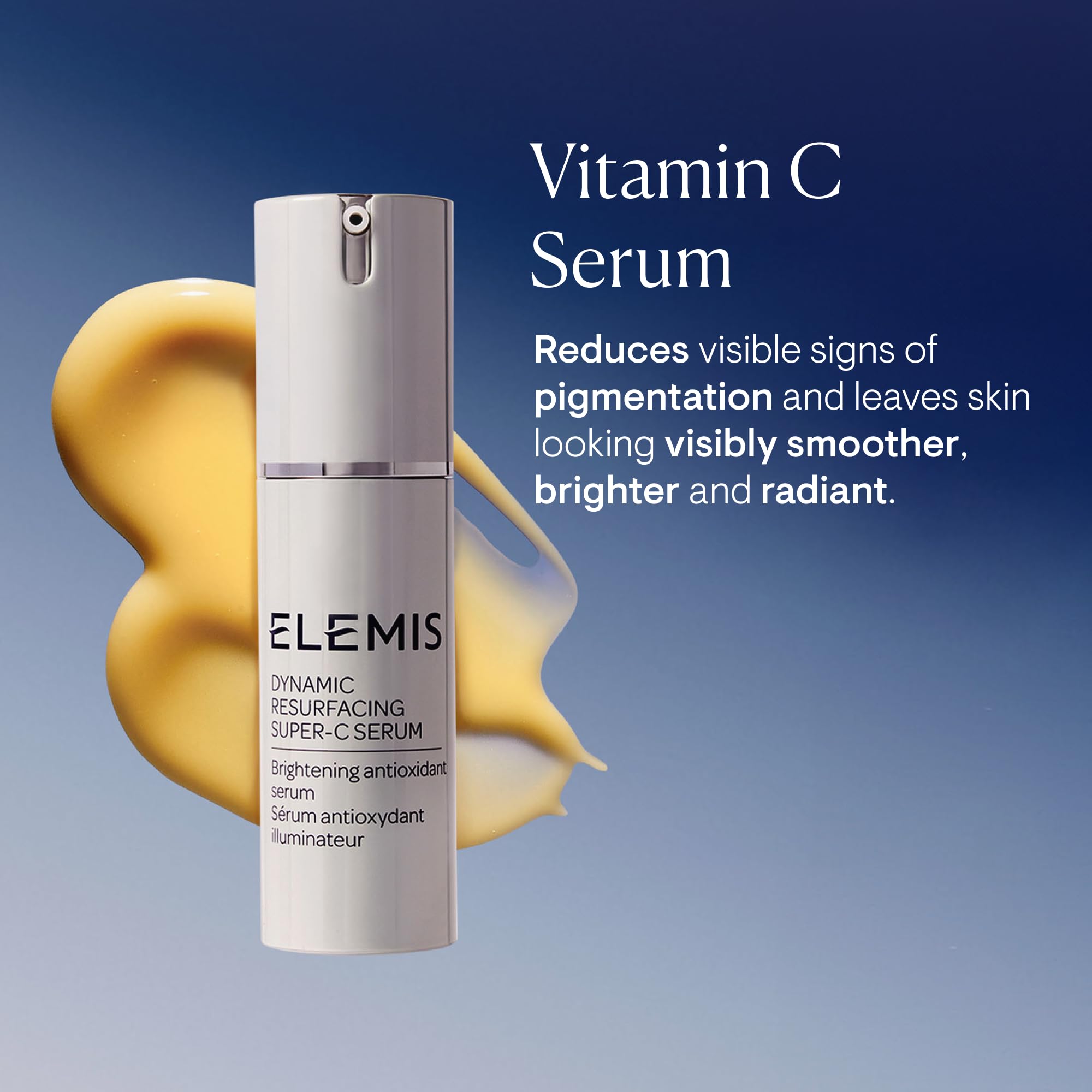 ELEMIS close-up of serum texture to show lightweight hydrating finish