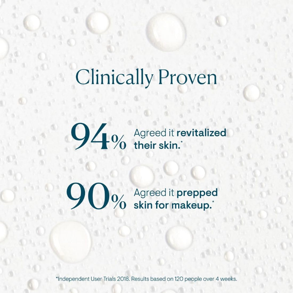 ELEMIS fine droplet texture on skin illustrating lightweight hydration and fast absorption