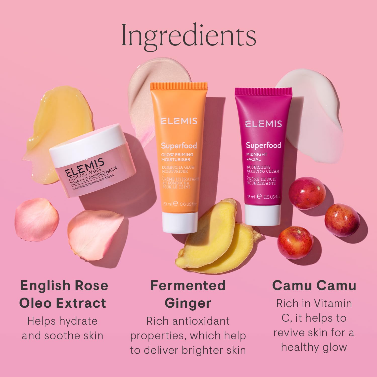 ELEMIS kit inside a travel bag illustrating portability and convenience
