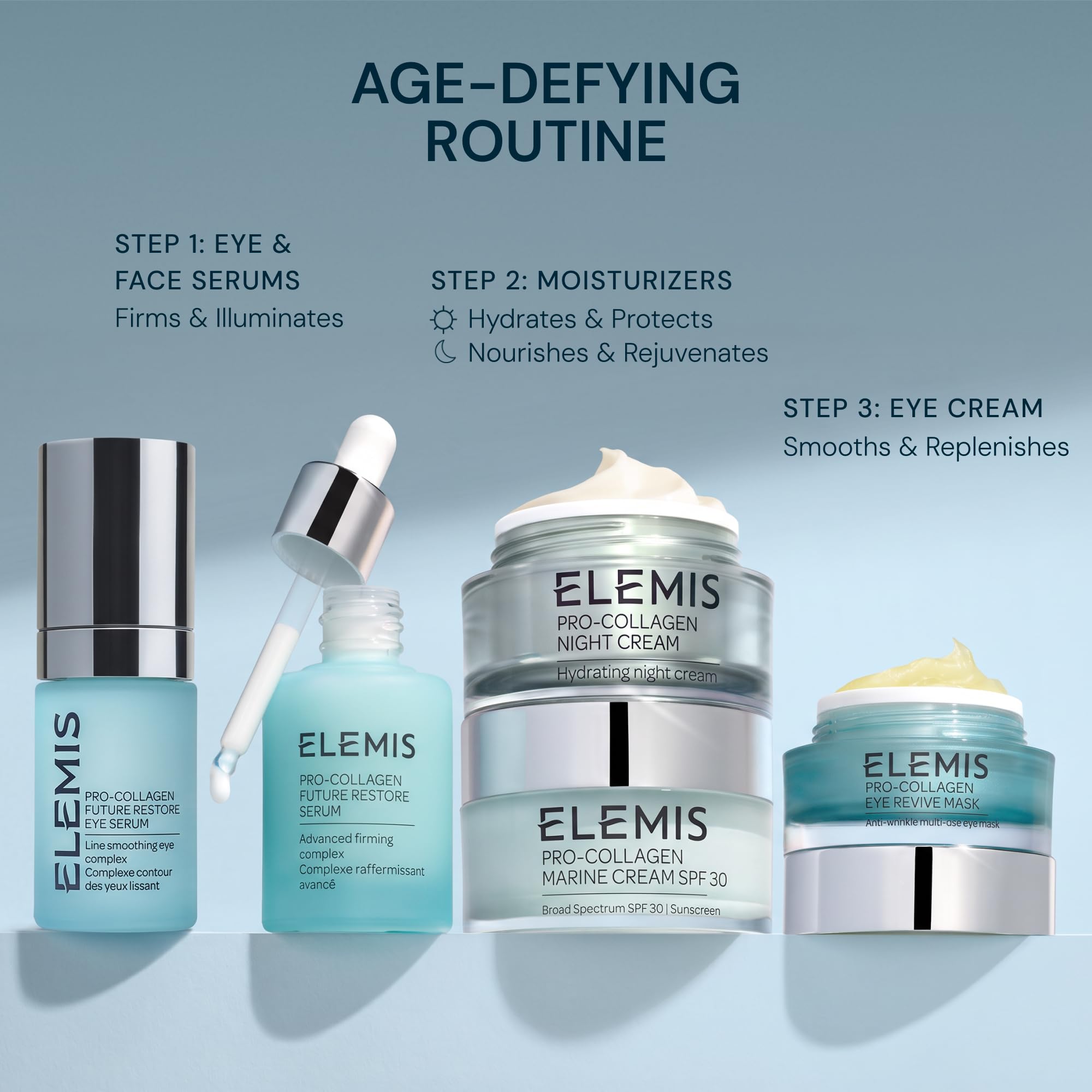 ELEMIS bottle inside travel pouch for easy on-the-go skincare routine