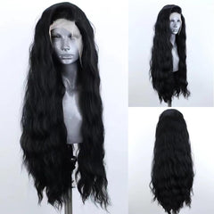 ELESTY front view showing lace front and natural hairline for realistic styling