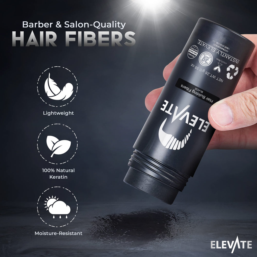 Elevate bottle close-up showing dispensing cap and fiber quality for precise application