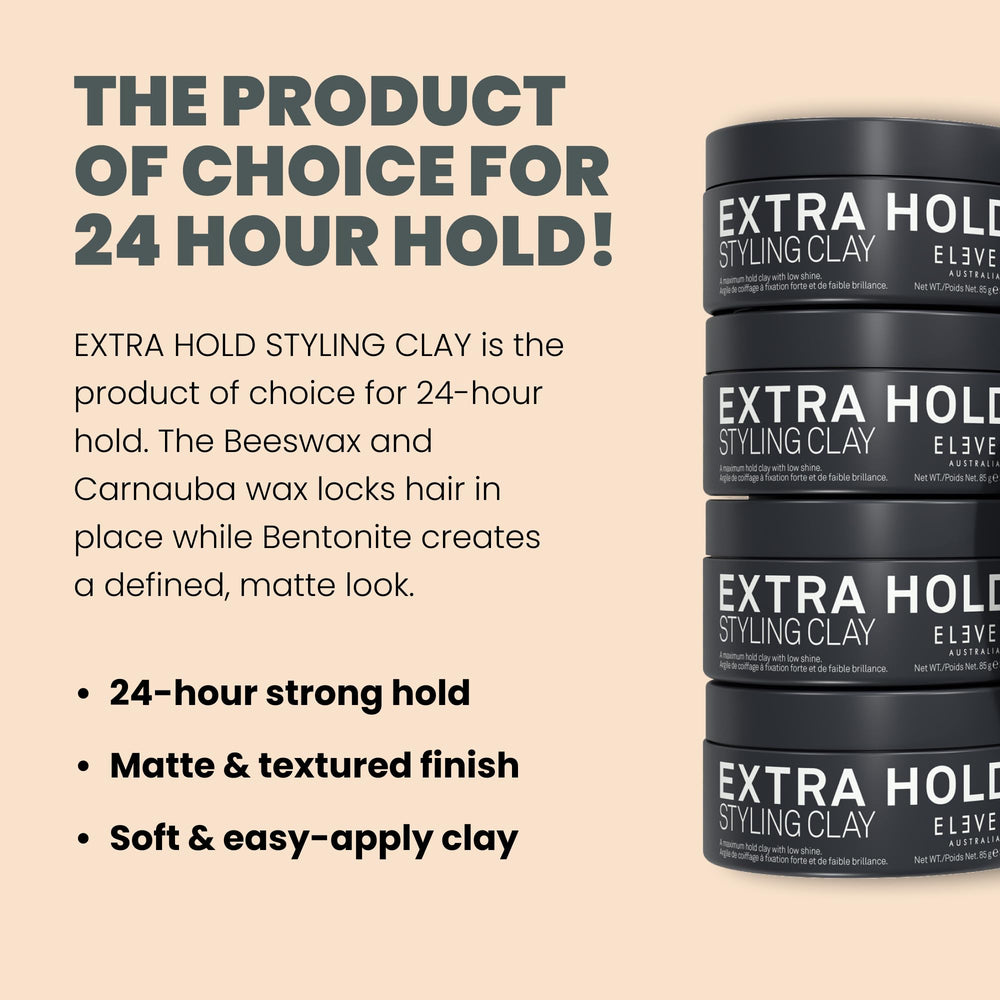 ELEVEN AUSTRALIA open jar showing thick clay texture for easy workability