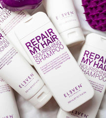 ELEVEN AUSTRALIA shampoo lather texture showing moisturizing foam