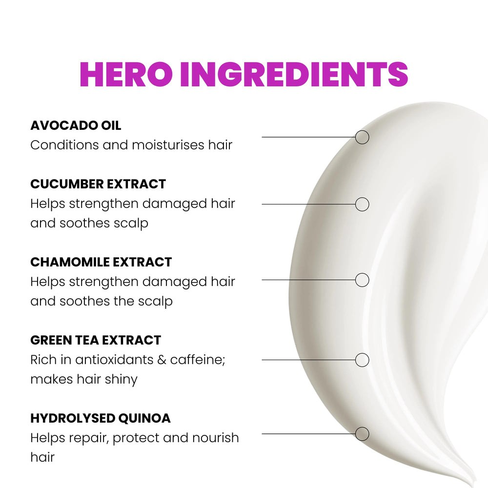 ELEVEN AUSTRALIA ingredient label highlighting avocado oil and cucumber extract benefits