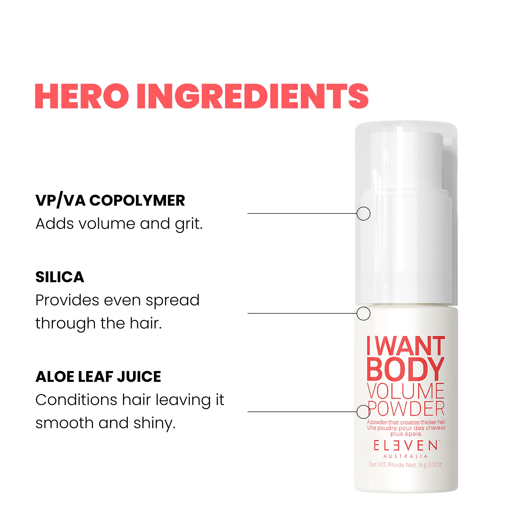 ELEVEN AUSTRALIA powder being applied at roots for instant lift
