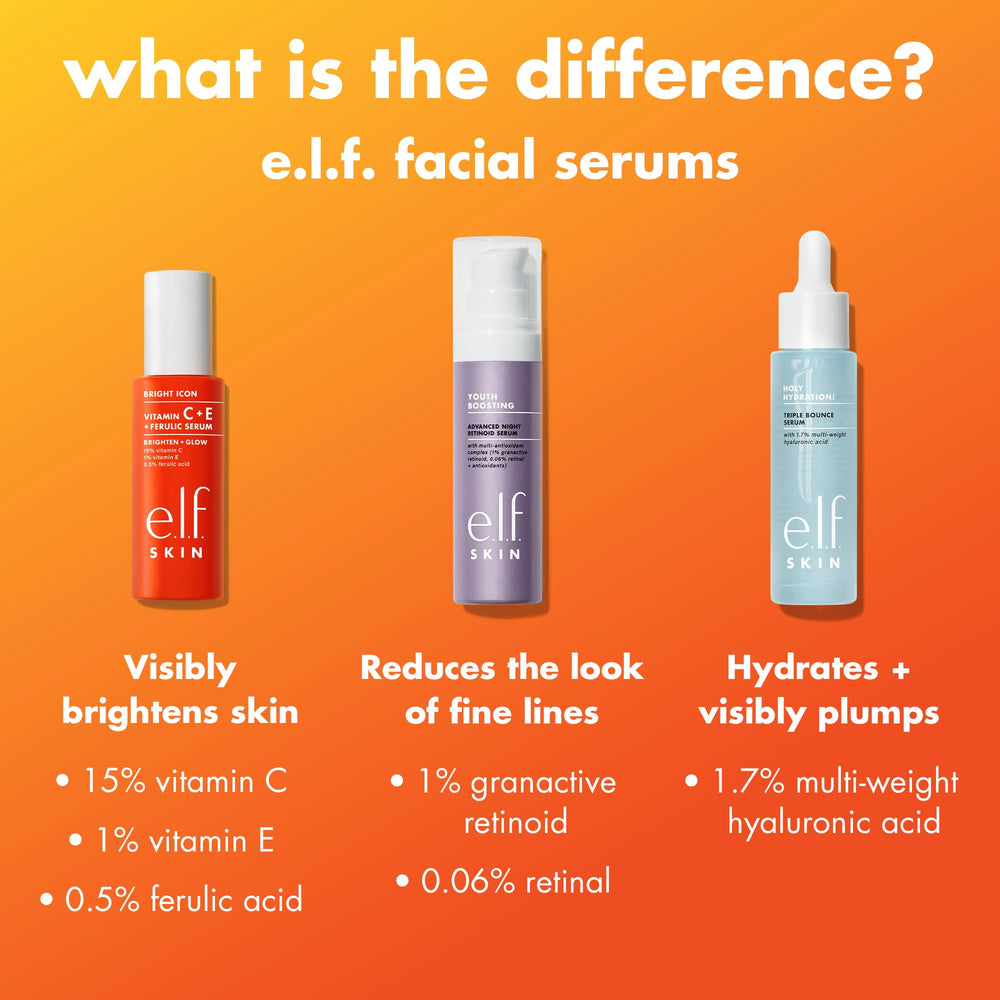 e.l.f. Bright Icon staged in bathroom routine illustrating morning layering benefit
