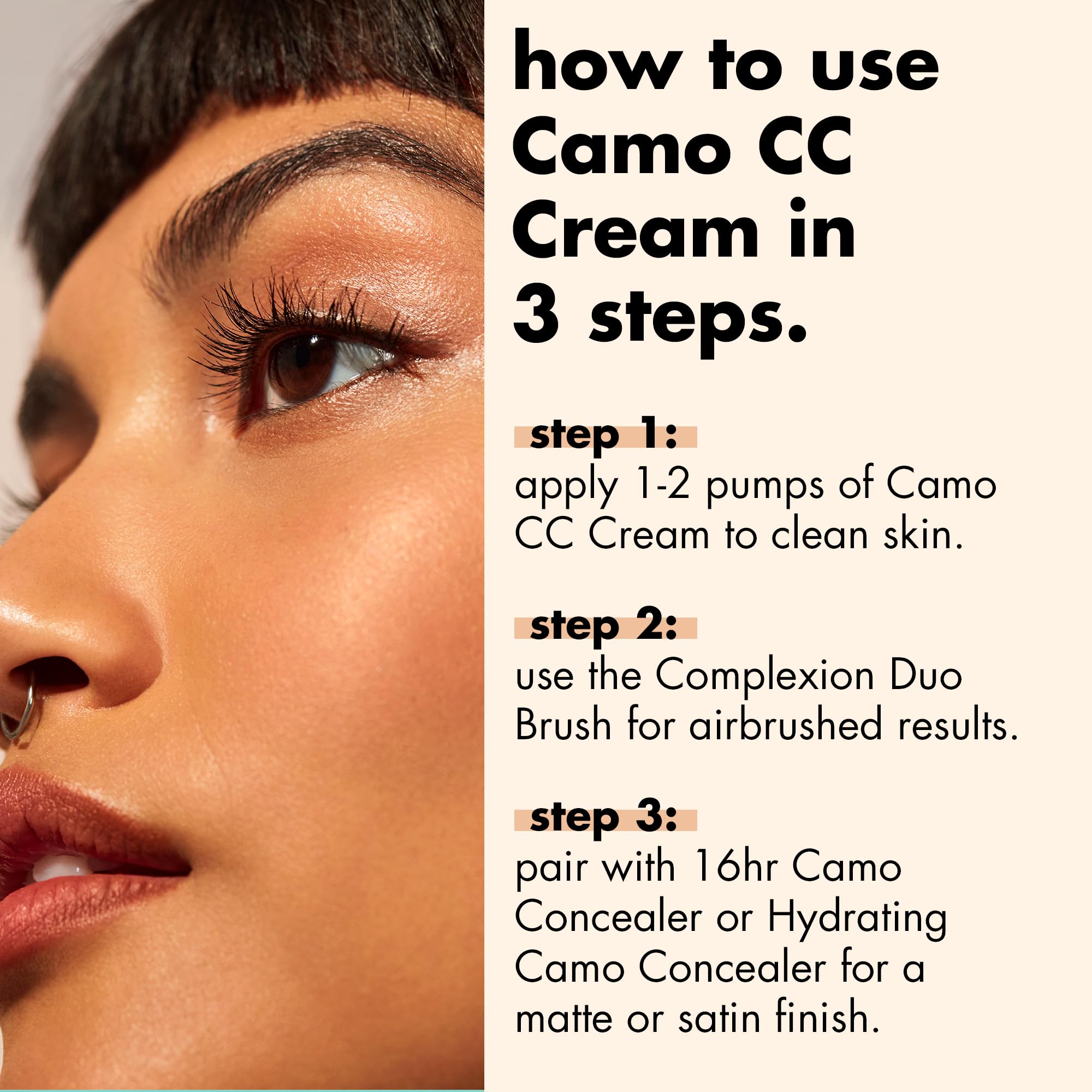 e.l.f. swatch on arm Medium 370 N showing true-to-skin color and coverage