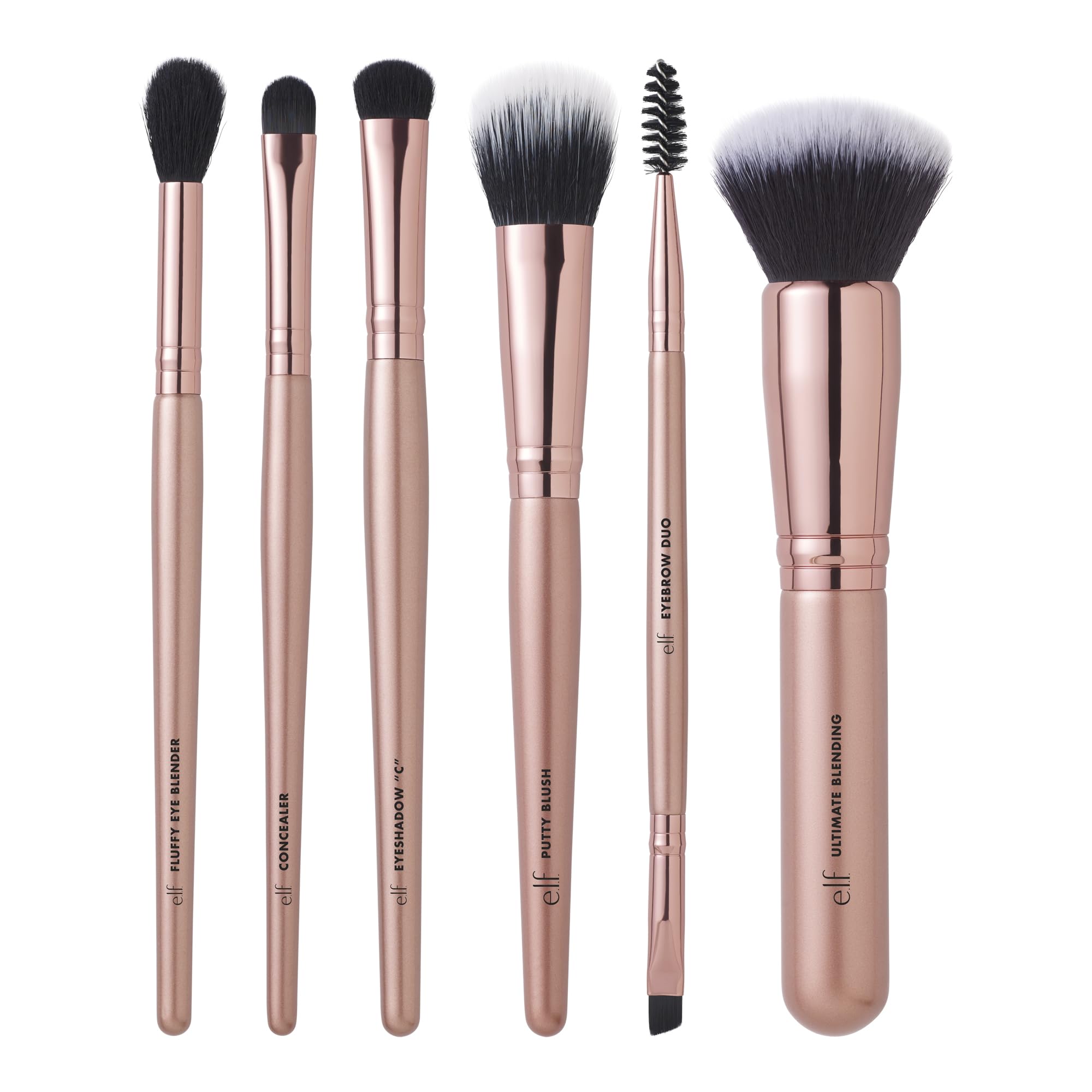 e.l.f. eyebrow duo brush in use grooming brows for polished definition