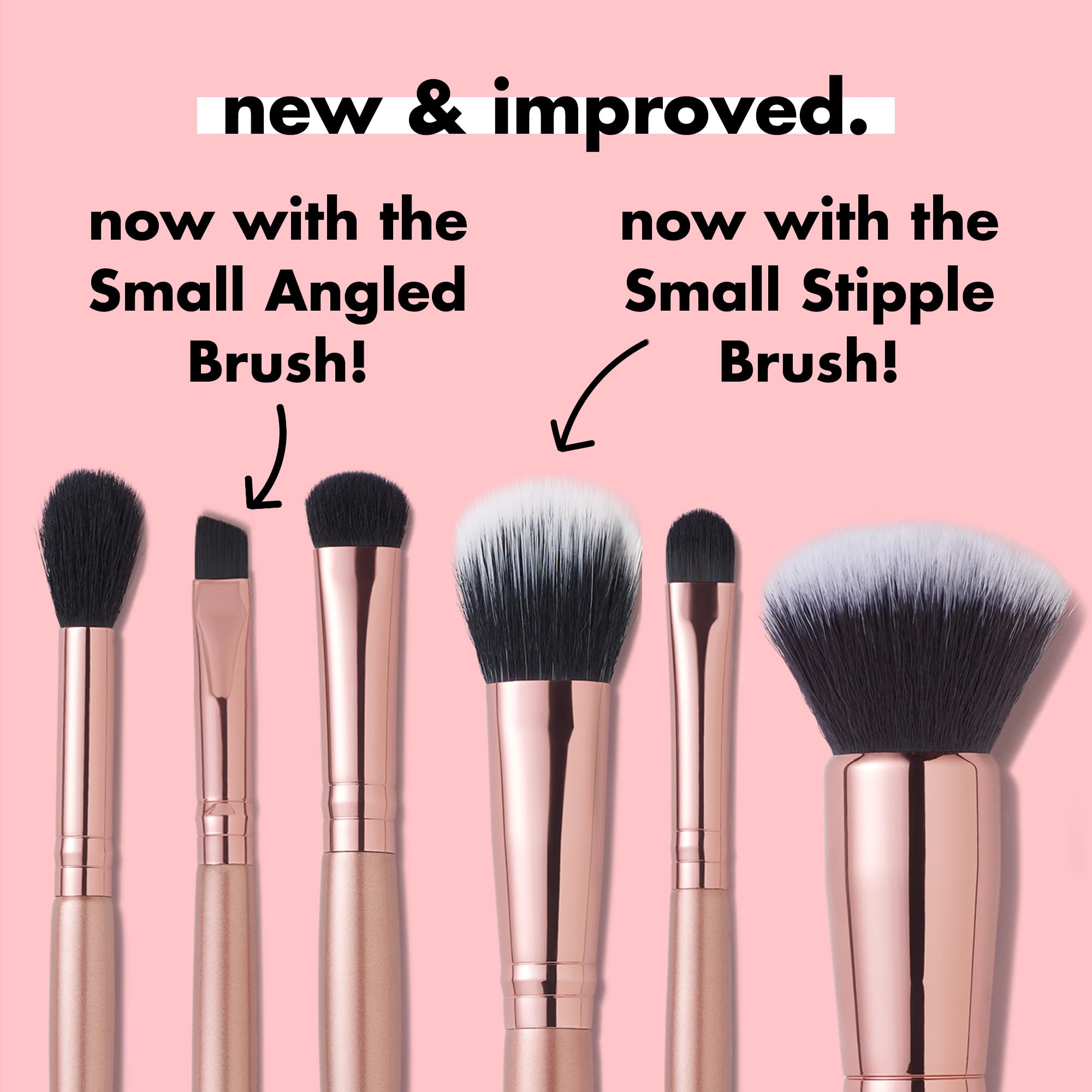e.l.f. eyeshadow C and small angled brush detail for precise eye work