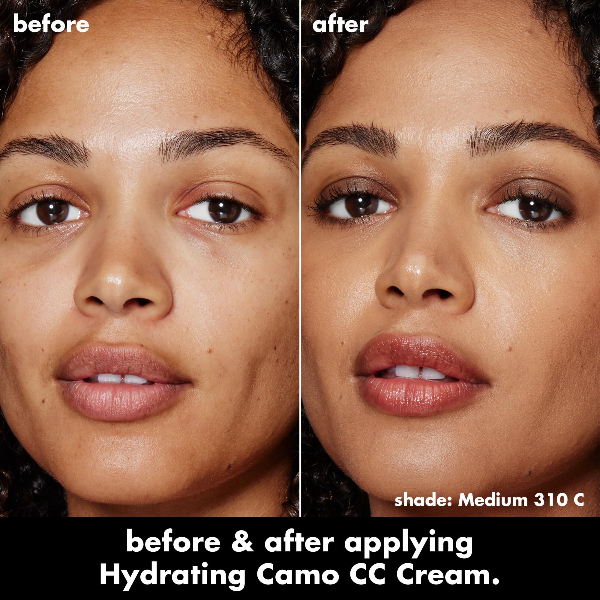 e.l.f. creamy texture swipe demonstrating smooth blendability and hydrated finish