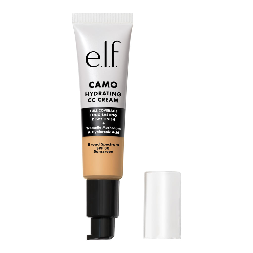 e.l.f. front packaging showing tube and label, clear SPF benefit