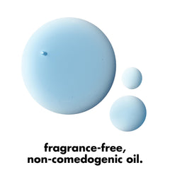 e.l.f. SKIN oil blended into cheek, visible smoothing and softened texture