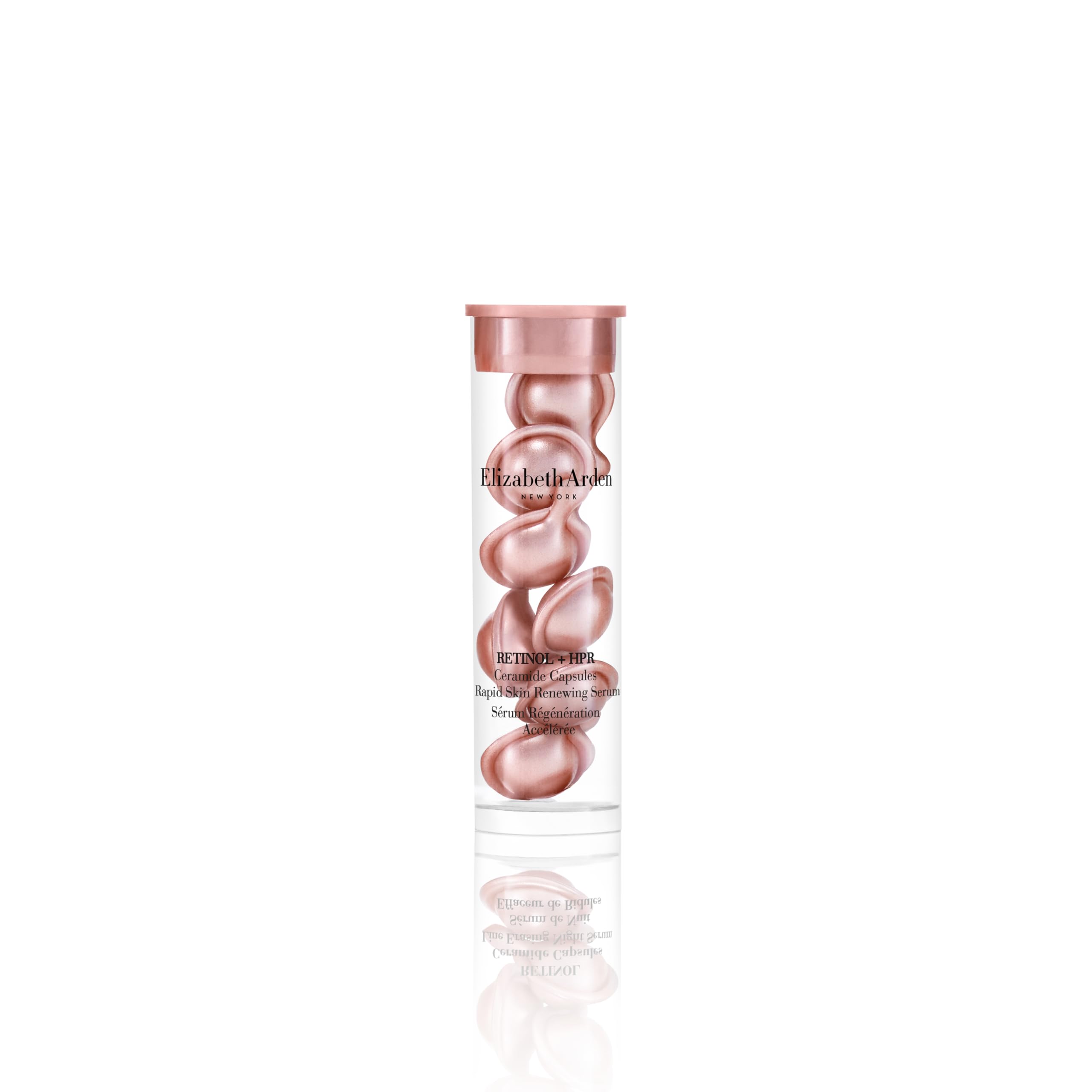 Elizabeth Arden capsules open close-up highlighting hygienic single-dose benefit