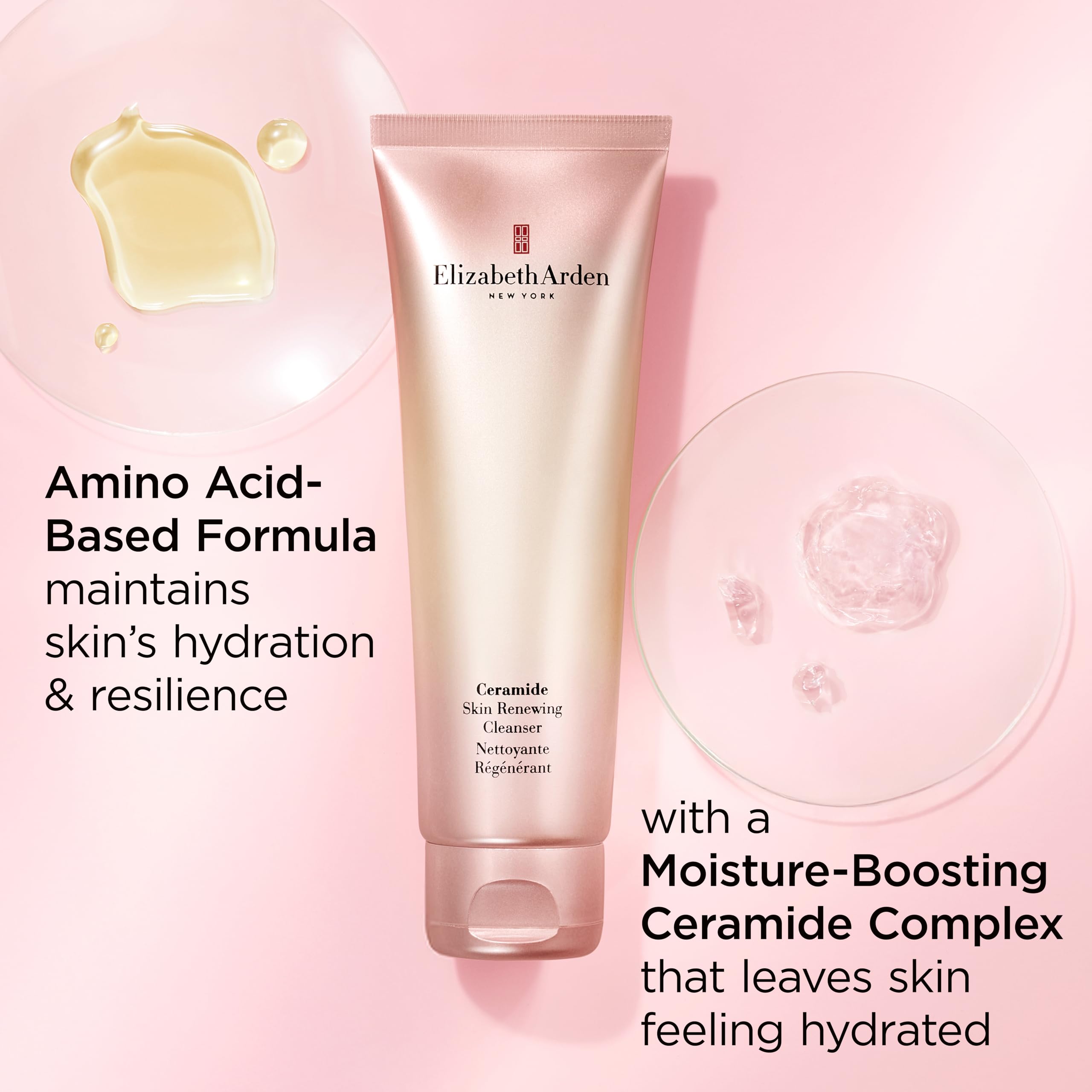 Elizabeth Arden visual of ceramide molecules illustrating moisture-boosting benefit