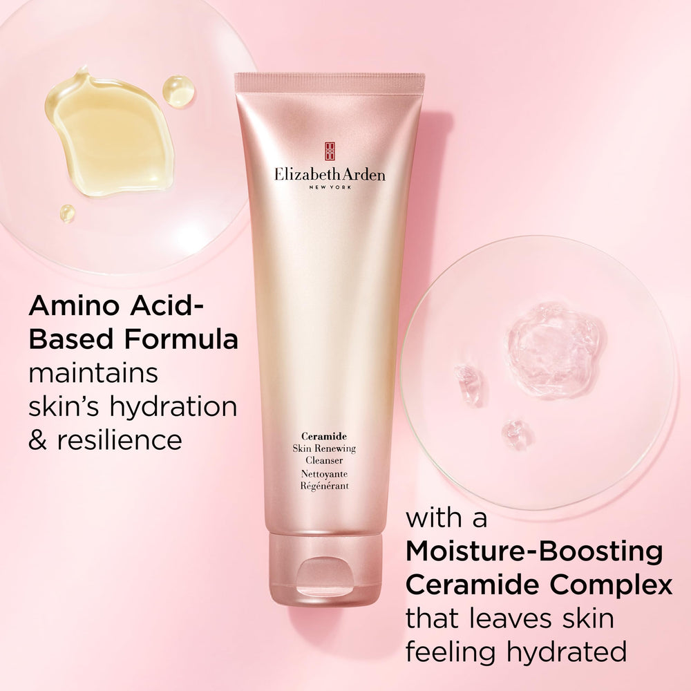 Elizabeth Arden visual of ceramide molecules illustrating moisture-boosting benefit