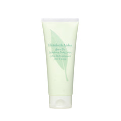Elizabeth Arden green tea lotion front packaging showing tube and freshness benefit