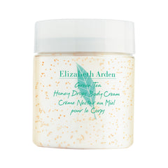 Elizabeth Arden jar front view showing refreshing green tea fragrance benefit