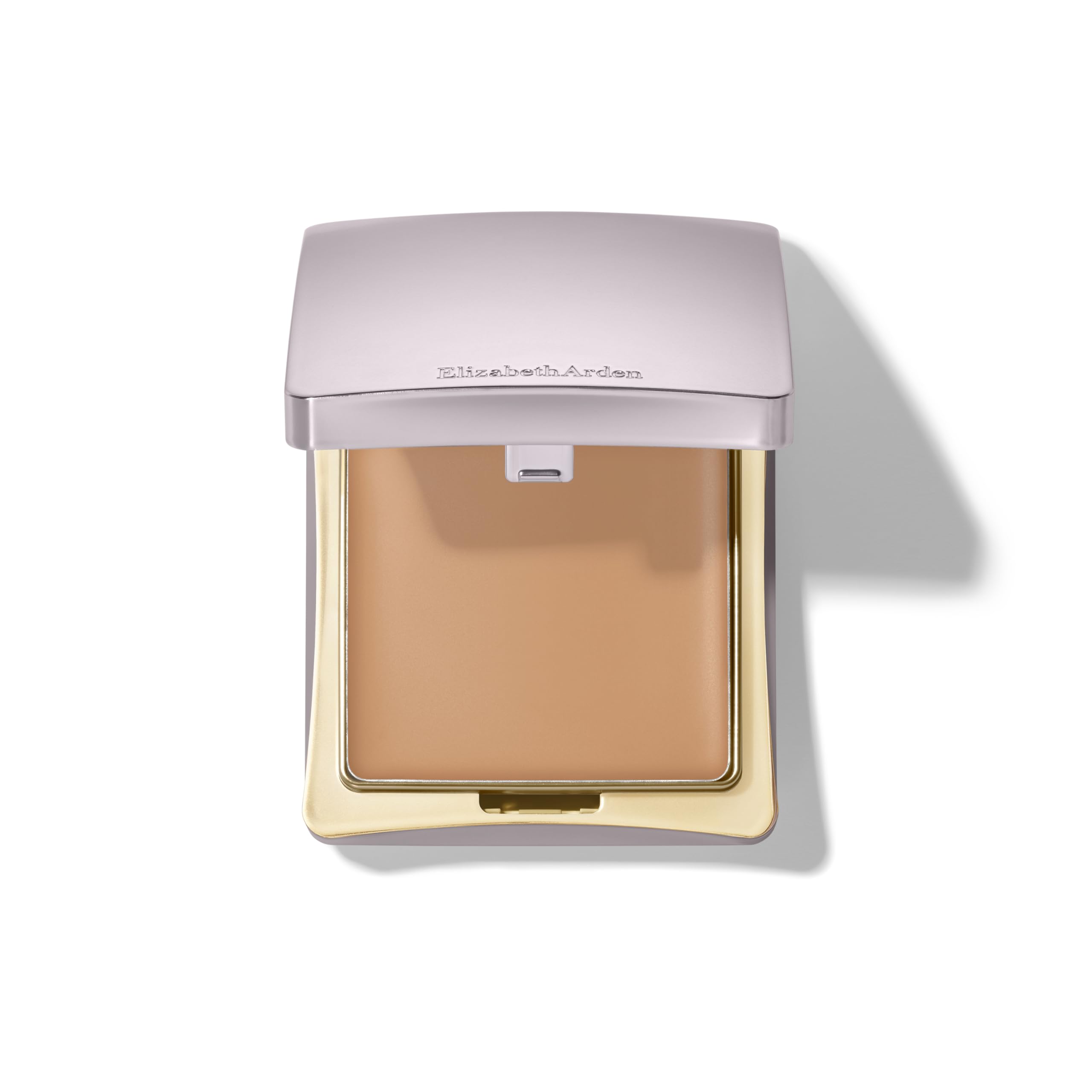 Elizabeth Arden open compact with sponge applicator and mirror for quick touch-ups